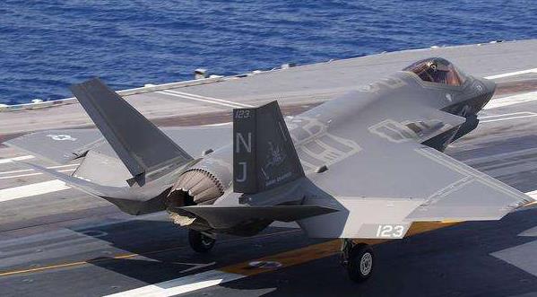 美媒：美海军陆战队F-35C中队首次部署航母