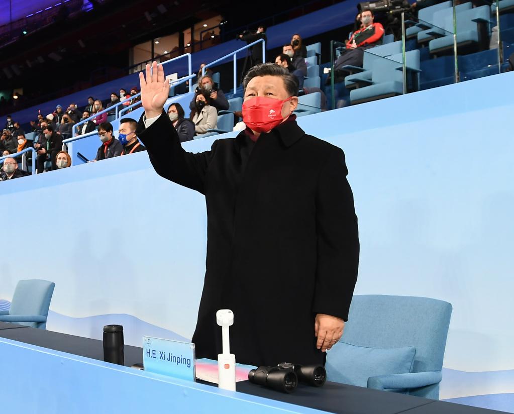 习近平出席北京2022年冬残奥会闭幕式