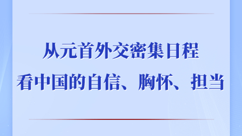 从元首外交密集日程看中国的自信、胸怀、担当