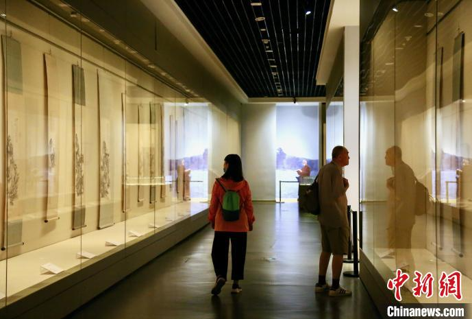津皖合作“黄宾虹书画作品展”亮相天津博物馆-新华网