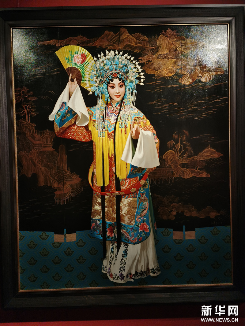 “戏韵丹青”国家大剧院戏曲油画作品邀请展精彩作品欣赏-新华网