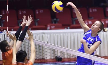 女排超级联赛：广东恒大胜山东体彩